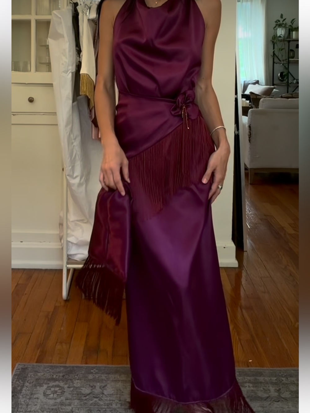 Fringe Wedding Guest Dress